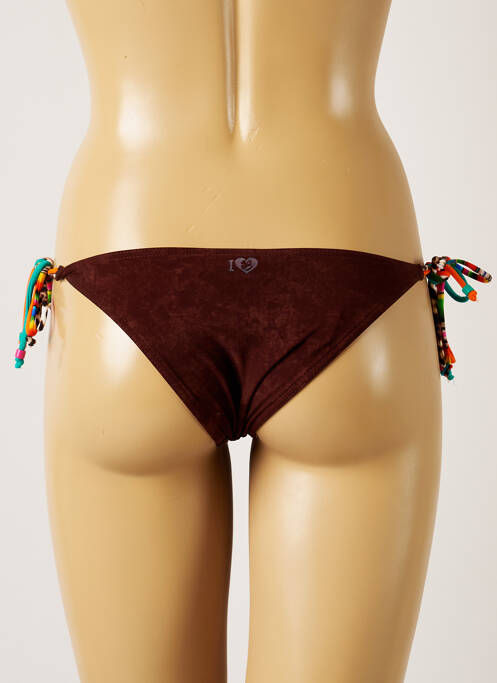 Chiloți de baie maro BANANA MOON femeie