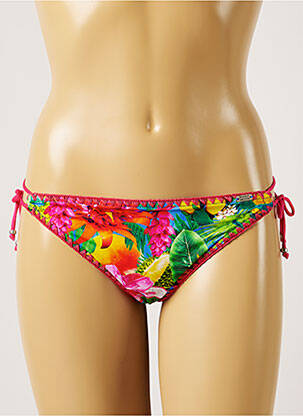 Chiloți de baie imprimeu tie and dye bikini roz BANANA BEAUTY femeie