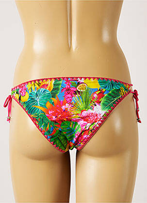 Chiloți de baie imprimeu tie and dye bikini roz BANANA BEAUTY femeie
