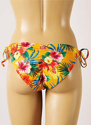 Chiloți de baie imprimeu tie and dye bikini portocalie BANANA MOON femeie