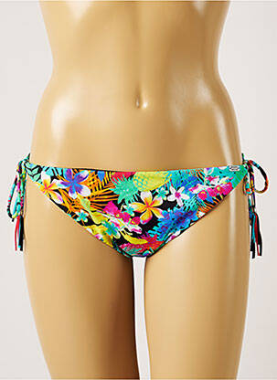 Chiloți de baie imprimeu tie and dye bikini albastru BANANA MOON femeie