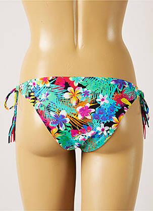 Chiloți de baie imprimeu tie and dye bikini albastru BANANA MOON femeie