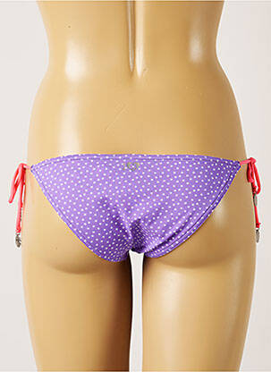 Chiloți de baie imprimeu fantezie bikini violet BANANA MOON femeie