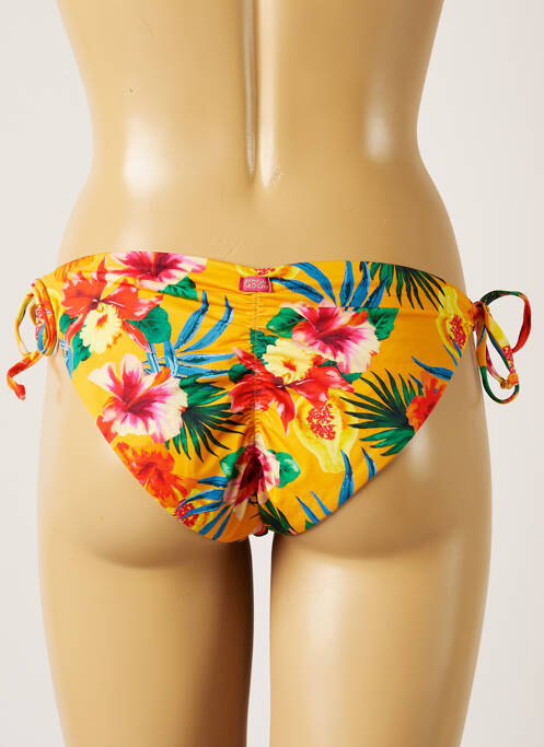 Chiloți de baie imprimeu tie and dye bikini portocaliu BANANA MOON femme