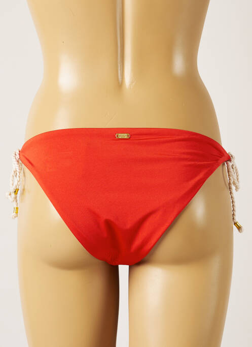 Chiloți de baie închidere cu legături de legat bikini portocaliu BANANA MOON femme