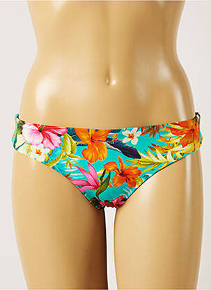 Chiloți de baie imprimeu tie and dye bikini albastru BANANA MOON femeie