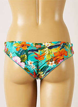 Chiloți de baie imprimeu tie and dye bikini albastru BANANA MOON femeie