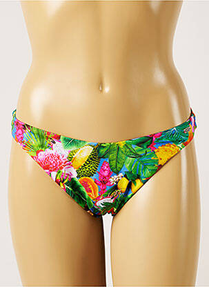 Chiloți de baie imprimeu tie and dye chiloți verde BANANA MOON femeie