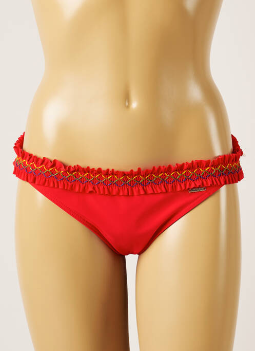 Chiloți de baie roșu BANANA MOON femeie