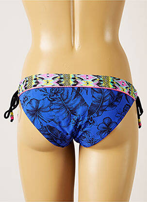 Chiloți de baie imprimeu tie and dye bikini albastru BANANA MOON femeie