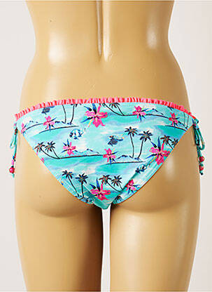 Chiloți de baie imprimeu tie and dye bikini albastru BANANA MOON femeie
