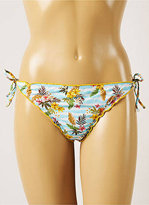 Chiloți de baie imprimeu tie and dye bikini albastru BANANA MOON femeie