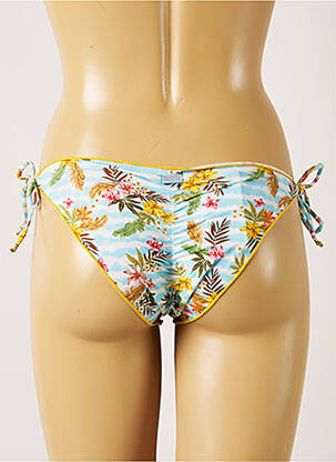 Chiloți de baie imprimeu tie and dye bikini albastru BANANA MOON femeie