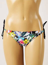Chiloți de baie imprimeu floral bikini alb BANANA MOON femme