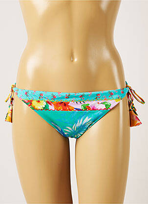 Chiloți de baie imprimeu tie and dye bikini albastru BANANA MOON femeie