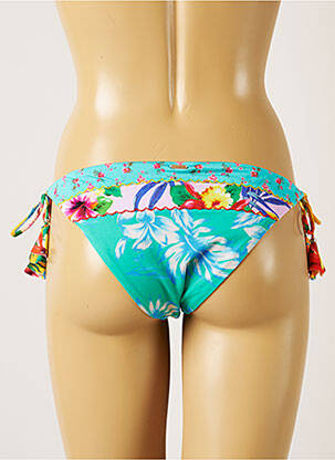 Chiloți de baie imprimeu tie and dye bikini albastru BANANA MOON femeie