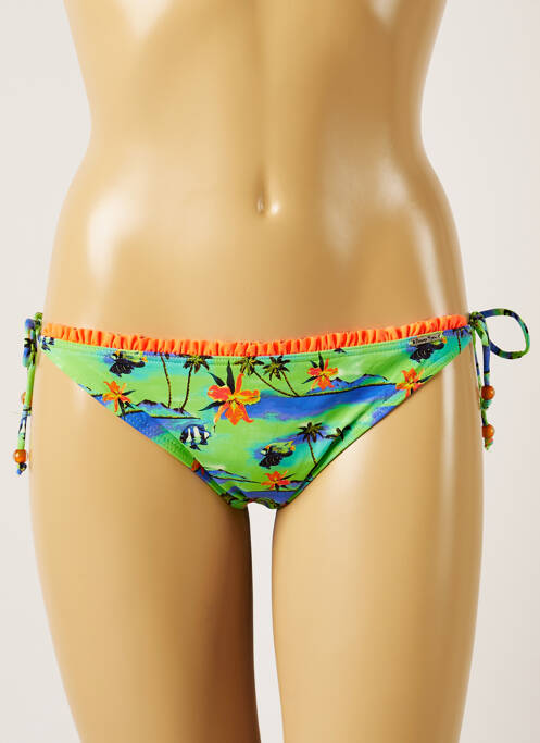 Chiloți de baie verde BANANA MOON femeie