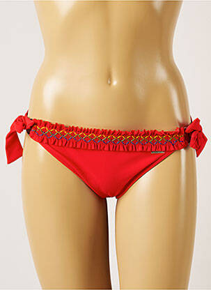 Chiloți de baie roșu BANANA MOON femeie