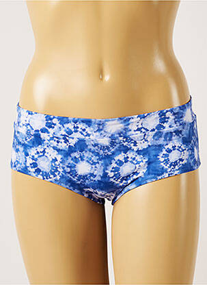 Chiloți de baie imprimeu fantezie chilot scurt albastru BANANA MOON femme