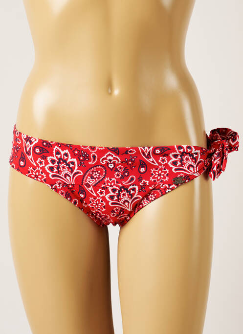 Chiloți de baie roșu BANANA MOON femeie