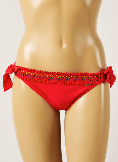 Chiloți de baie roșu BANANA MOON femeie