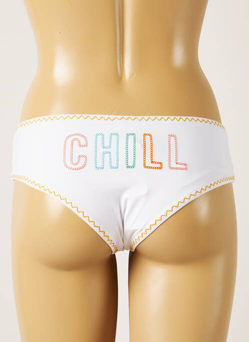 Chiloți de baie alb BANANA MOON femeie