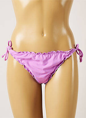 Chiloți de baie închidere cu legături de legat bikini violet BANANA MOON femme