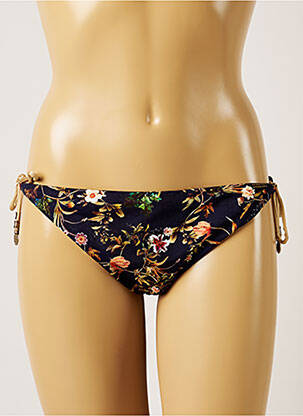 Chiloți de baie imprimeu floral bikini albastru BANANA MOON femeie