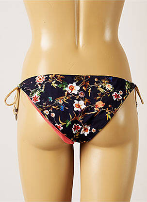 Chiloți de baie imprimeu floral bikini albastru BANANA MOON femeie