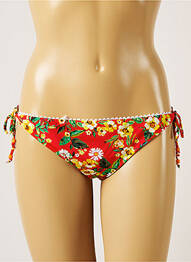Chiloți de baie imprimeu floral bikini roșu BANANA MOON femme