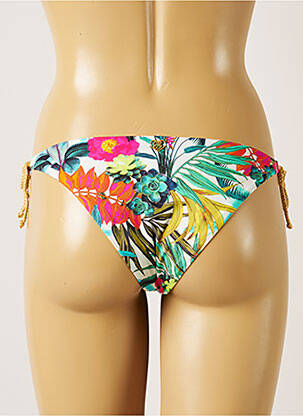 Chiloți de baie imprimeu floral bikini albastru BANANA MOON femeie