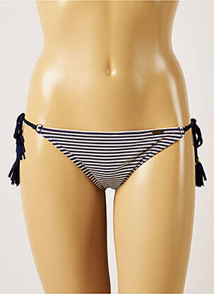 Chiloți de baie microfibre bikini albastru BANANA MOON femeie