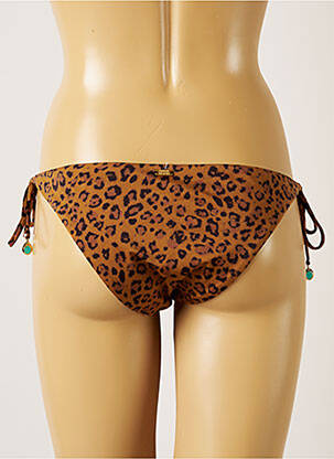 Chiloți de baie microfibre bikini maro BANANA MOON femeie