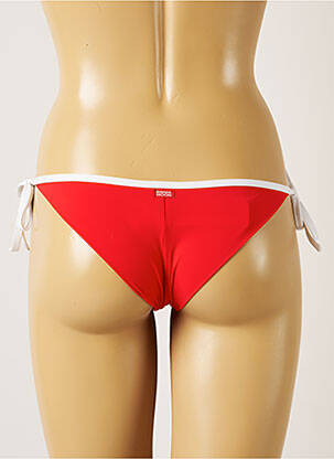 Chiloți de baie microfibre bikini roșu BANANA MOON femeie