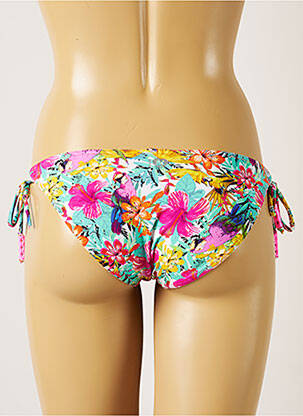 Chiloți de baie imprimeu floral bikini roz BANANA MOON femeie