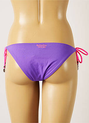 Chiloți de baie microfibre bikini violet BANANA MOON femeie