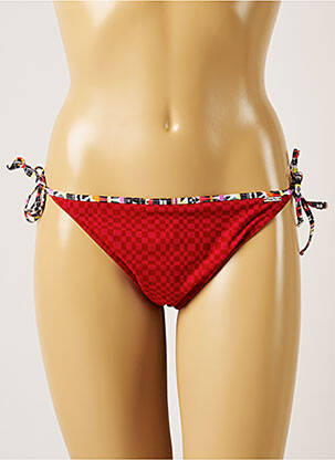 Chiloți de baie roșu BANANA MOON femeie