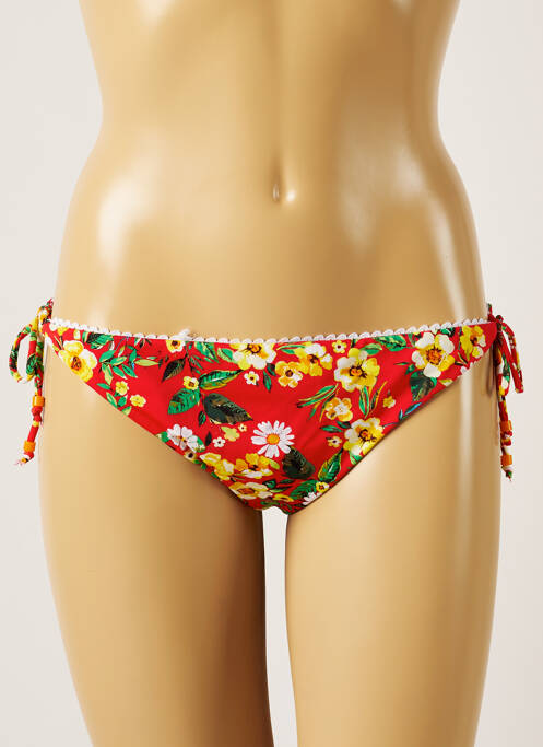 Chiloți de baie roșu BANANA MOON femeie