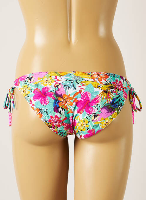 Chiloți de baie imprimeu floral bikini roz BANANA MOON femme