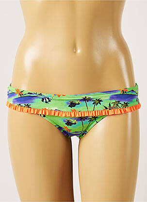 Chiloți de baie imprimeu tie and dye chiloți verde BANANA MOON femeie