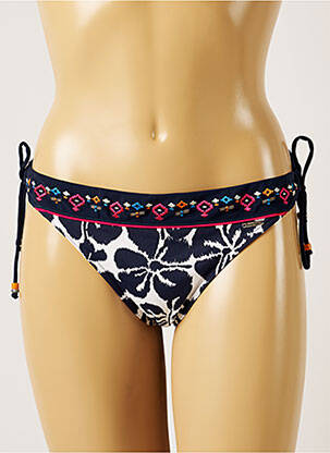 Chiloți de baie imprimeu tie and dye bikini albastru BANANA MOON femeie