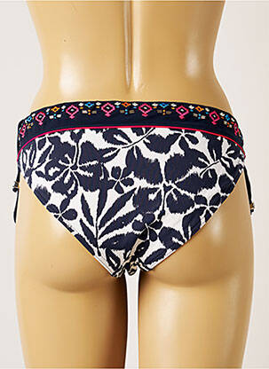 Chiloți de baie imprimeu tie and dye bikini albastru BANANA MOON femeie