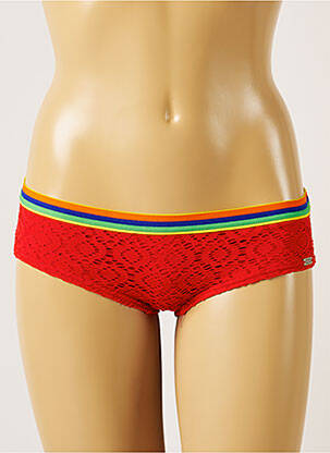 Chiloți de baie roșu BANANA MOON femeie