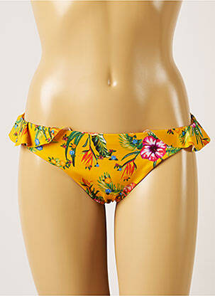 Chiloți de baie galben BANANA MOON femeie