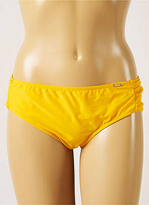 Chiloți de baie galben LIVIA femeie