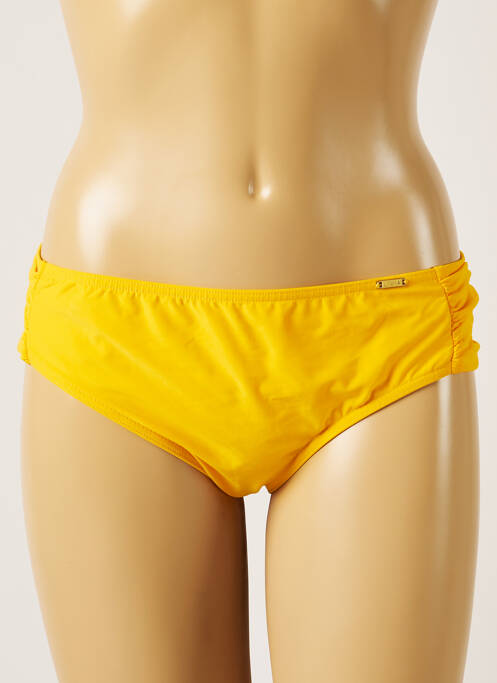 Chiloți de baie galben LIVIA femeie