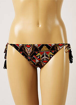 Chiloți de baie reversibil bikini negru BANANA MOON femeie
