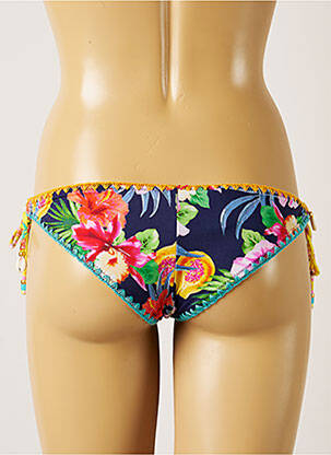 Chiloți de baie imprimeu floral bikini roșu BANANA MOON femeie