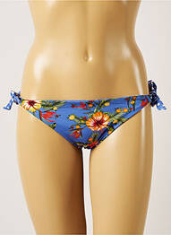 Chiloți de baie imprimeu floral bikini albastru BANANA MOON femme