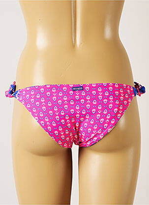 Chiloți de baie reversibil bikini roz BANANA MOON femeie